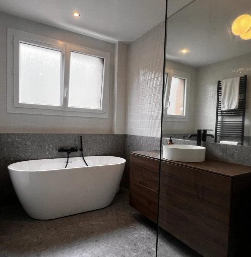 Industrial, Minimalist, Contemporary, Bathroom, Full Project
