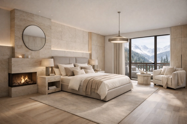 Home, Contemporary, Scandinavian, Chic, 3D ambiance