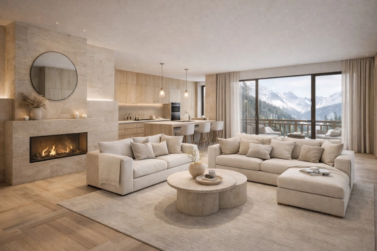 Living room, 3D ambiance