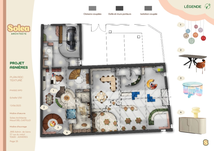 Industrial, Home, Consultation Visit, Full Project, 3D ambiance, Plan