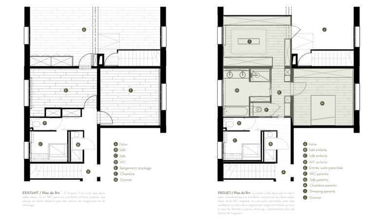 Flats / Apartments, 3D ambiance, Plan
