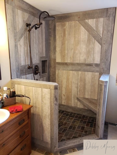 Rustic, Vintage, Bathroom, Nature, Consultation Visit, Full Project, Remote Coaching, Coach shopping, Shopping list, 3D ambiance, Plan