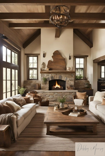 Rustic, Vintage, Chic, Living room, Consultation Visit, Full Project, Remote Coaching, Event Decor, Coach shopping, Energy renovation, Creation of exclusive furniture, Shopping list, 3D ambiance, Plan