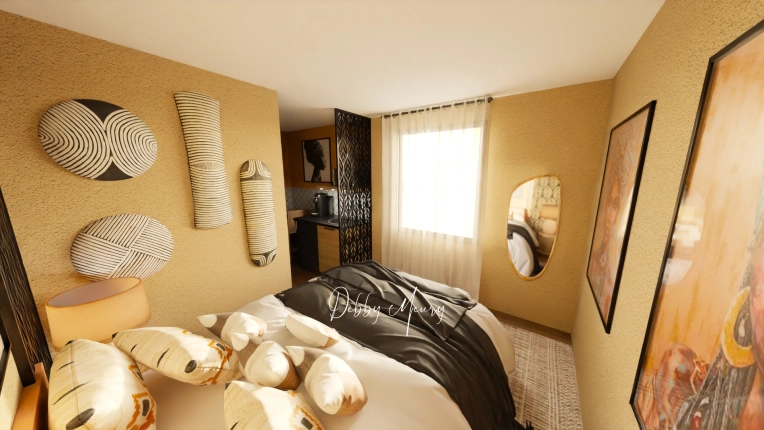 Hotel, Contemporary, Chic, Nature, Consultation Visit, Full Project, Remote Coaching, Event Decor, Coach shopping, Energy renovation, Creation of exclusive furniture, Shopping list, 3D ambiance, Plan