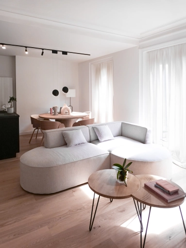 Industrial, Contemporary, Living room, Consultation Visit, Full Project, Energy renovation, Shopping list, 3D ambiance, Plan