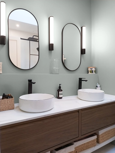 Contemporary, Bathroom, Consultation Visit, Full Project, Shopping list, 3D ambiance, Plan