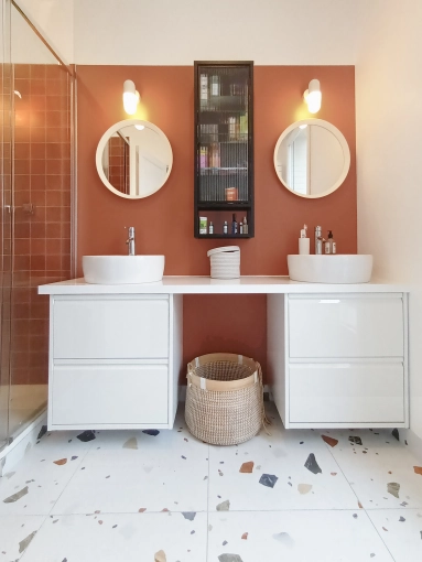 Bohemian, Contemporary, Bathroom