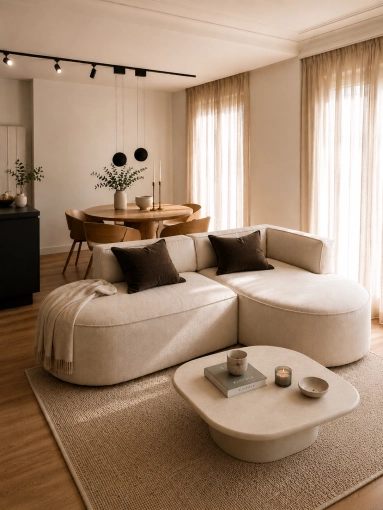 Industrial, Hotel, Contemporary, Retail / store, Chic, Living room, Dining room, Consultation Visit, Full Project, Energy renovation, Shopping list, 3D ambiance, Plan, Renovation