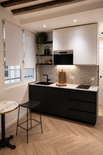 Minimalist, Contemporary, Flats / Apartments, Consultation Visit, Full Project, Energy renovation, Shopping list, 3D ambiance, Plan, Renovation