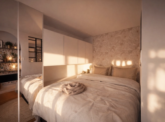 Contemporary, Room, Creation of exclusive furniture, 3D ambiance