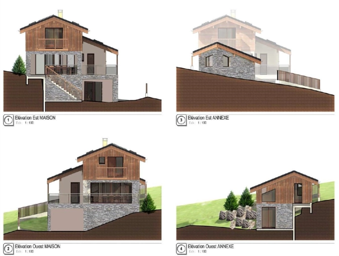 Home, Rustic, Vintage, Full Project, Creation of exclusive furniture, 3D ambiance, Plan