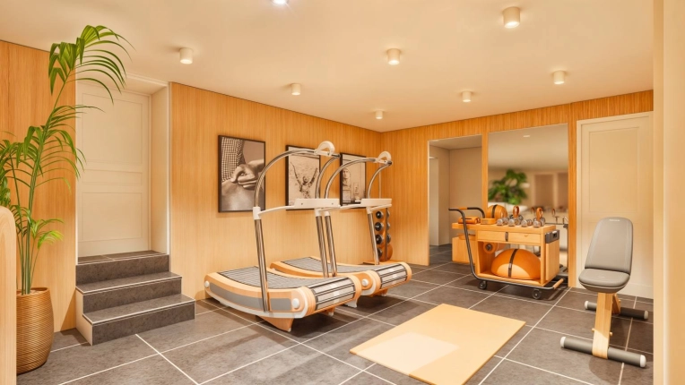Home, Contemporary, Chic, 3D ambiance