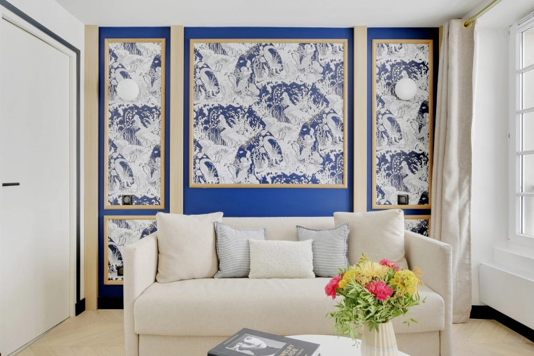 Vintage, Maximalist, Living room, Full Project, Renovation