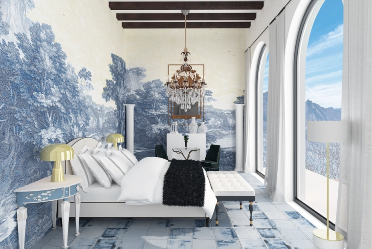 Contemporary, Flats / Apartments, Chic, Home Staging, Creation of exclusive furniture, 3D ambiance, Plan