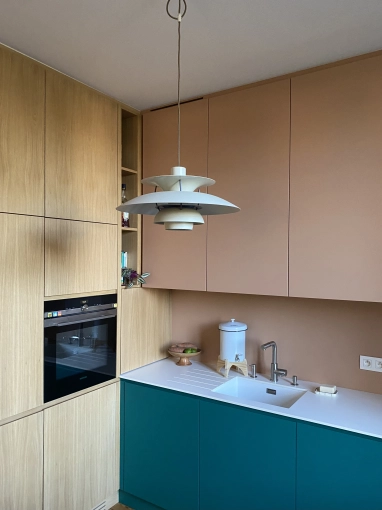 Contemporary, Scandinavian, Vintage, Kitchen, Chic, Full Project