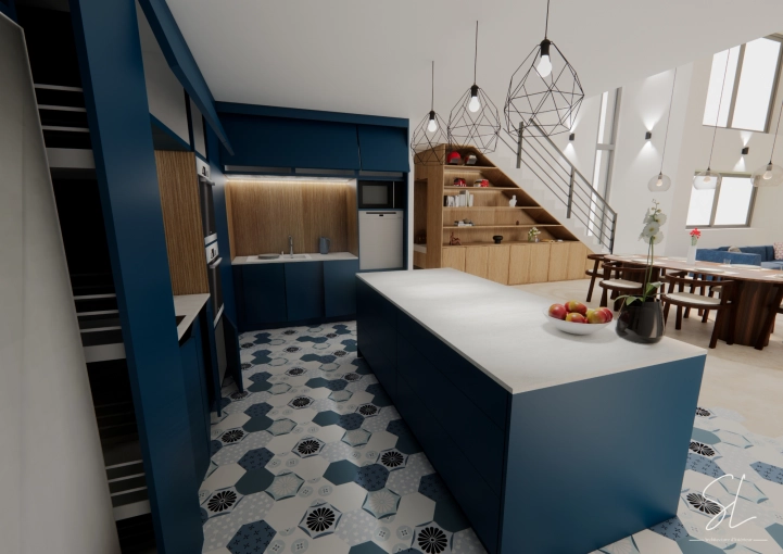 Kitchen, Shopping list, 3D ambiance