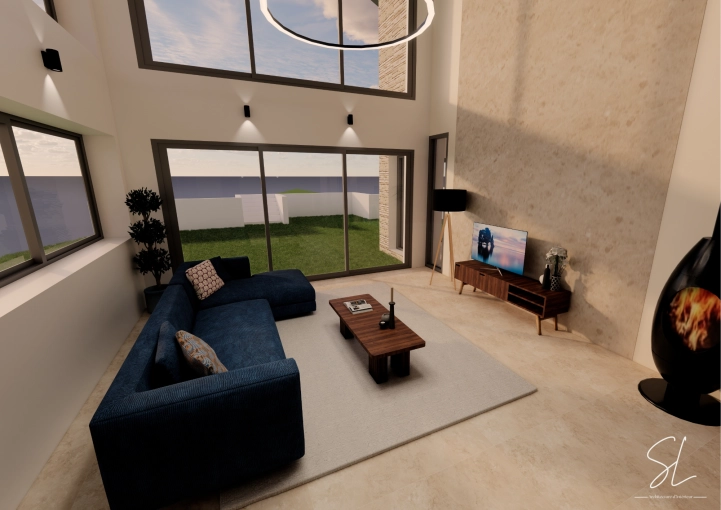 Living room, Shopping list, 3D ambiance