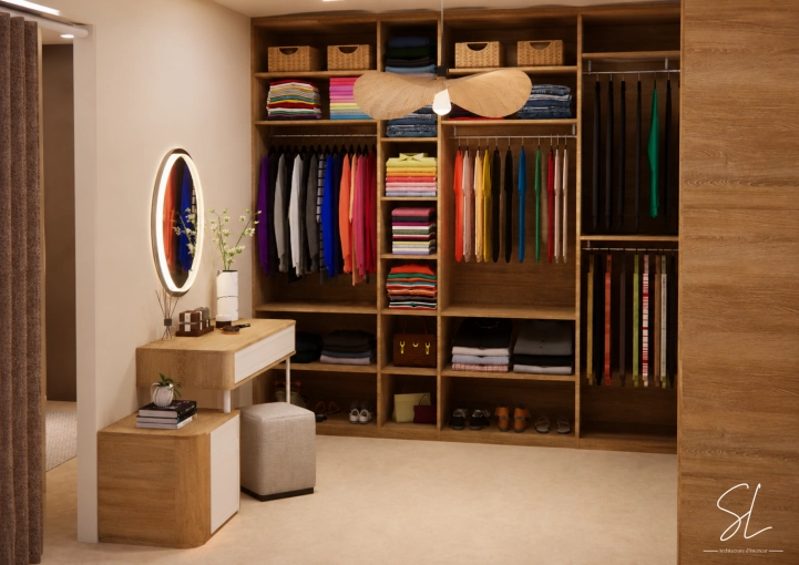 Contemporain, Dressing, 3D d'ambiance