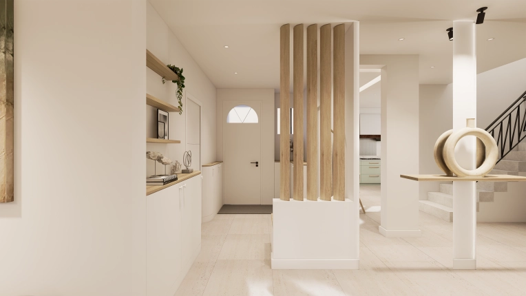 Minimalist, Contemporary, Flats / Apartments, Chic, Consultation Visit, Creation of exclusive furniture, 3D ambiance