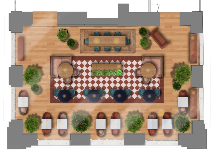 Minimalist, Contemporary, Restaurant, Vintage, Chic, Nature, Consultation Visit, Full Project, Creation of exclusive furniture, 3D ambiance, Plan