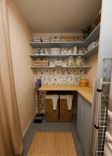 Bohemian, Flats / Apartments, Vintage, Maximalist, Full Project, Creation of exclusive furniture, Shopping list, 3D ambiance