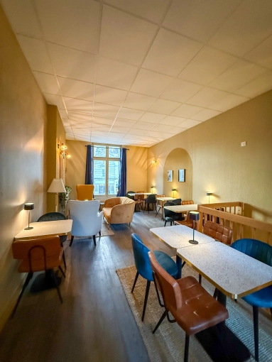 Industrial, Scandinavian, Restaurant, Vintage, Full Project, Shopping list, 3D ambiance