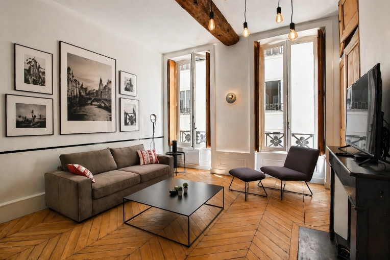 Industriel, Contemporain, Appartement, Visite conseil, Projet complet, Liste shopping, Plan