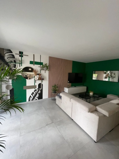 Industrial, Minimalist, Contemporary, Chic, Nature, Living room, Consultation Visit, Full Project, Home Staging, 3D ambiance, Plan