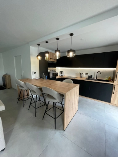 Minimalist, Contemporary, Scandinavian, Kitchen, Chic, Nature, Consultation Visit, Full Project, Home Staging, 3D ambiance, Plan