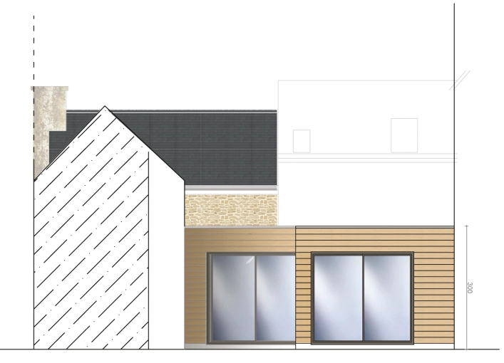 Contemporain, Extérieur/Jardin, Création de meubles, 3D d'ambiance, Plan