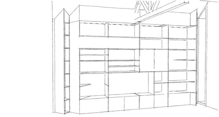 Bohème, Chic, Dressing, Création de meubles, 3D d'ambiance, Plan