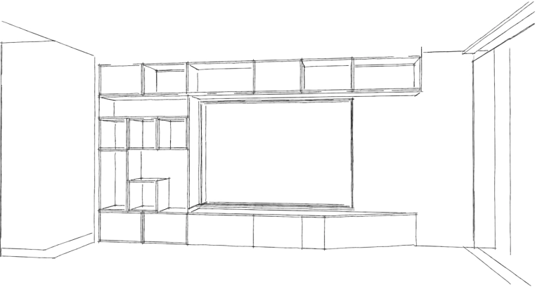 Chic, Dressing, Création de meubles, 3D d'ambiance, Plan