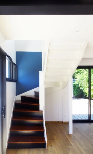 Maison individuelle, Chic, 3D d'ambiance, Plan