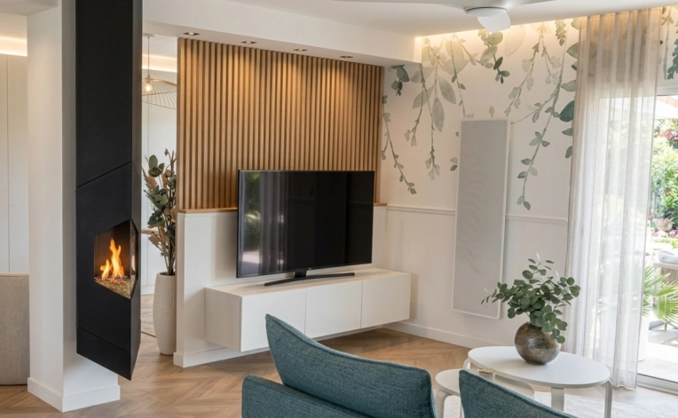 Home, Contemporary, Scandinavian, Chic, Nature, Home Staging, Creation of exclusive furniture, Shopping list, 3D ambiance, Plan