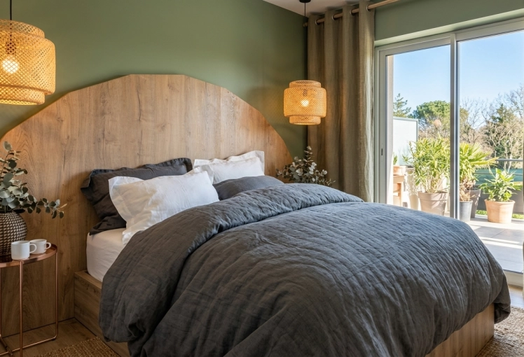 Home, Bohemian, Contemporary, Chic, Nature, Shopping list, 3D ambiance, Plan