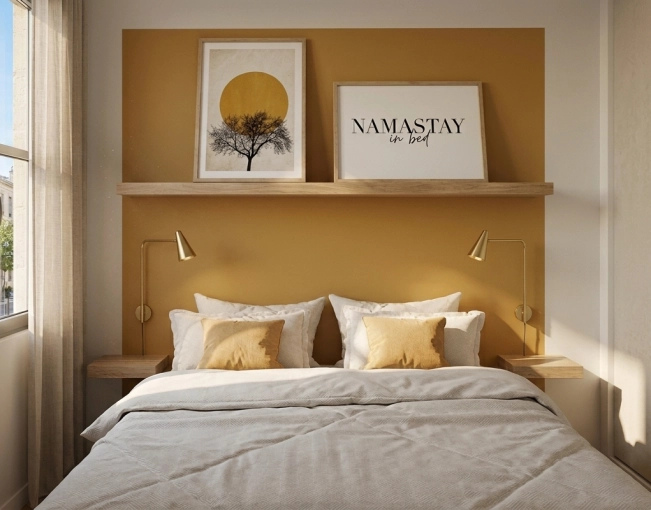 Minimalist, Contemporary, Room, Full Project, Home Staging, Shopping list, 3D ambiance, Plan