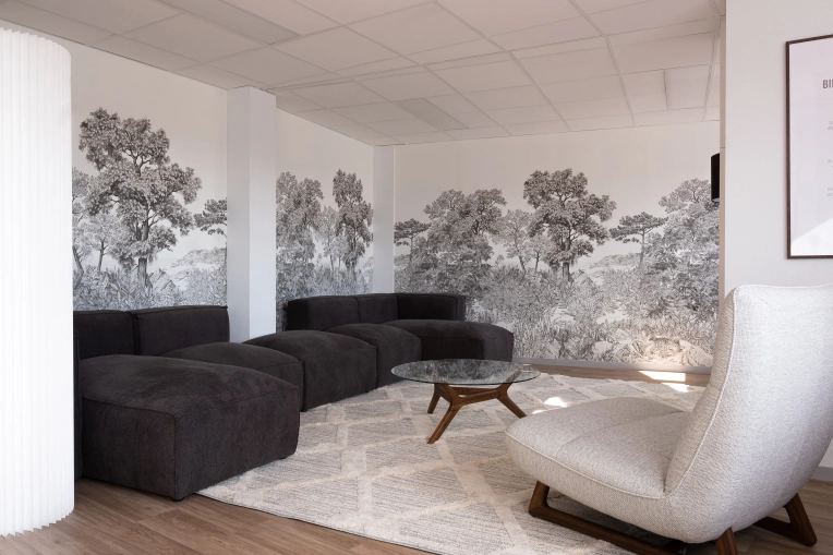 Minimalist, Contemporary, Living room, Full Project, Home Staging, Shopping list, 3D ambiance, Plan