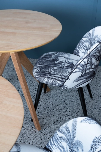 Minimalist, Contemporary, Scandinavian, Dining room, Full Project, Shopping list, 3D ambiance, Plan