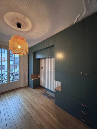 Bohemian, Scandinavian, Vintage, Room, Full Project, Creation of exclusive furniture, Shopping list, 3D ambiance, Plan