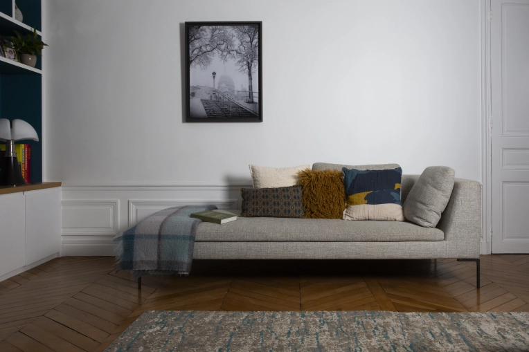 Contemporary, Chic, Living room, Creation of exclusive furniture, Shopping list, 3D ambiance