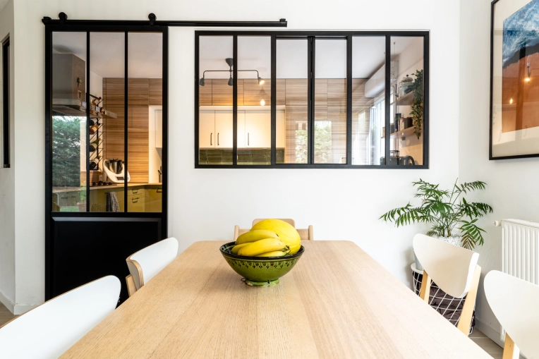 Industrial, Nature, Dining room, Consultation Visit, Full Project, 3D ambiance, Plan