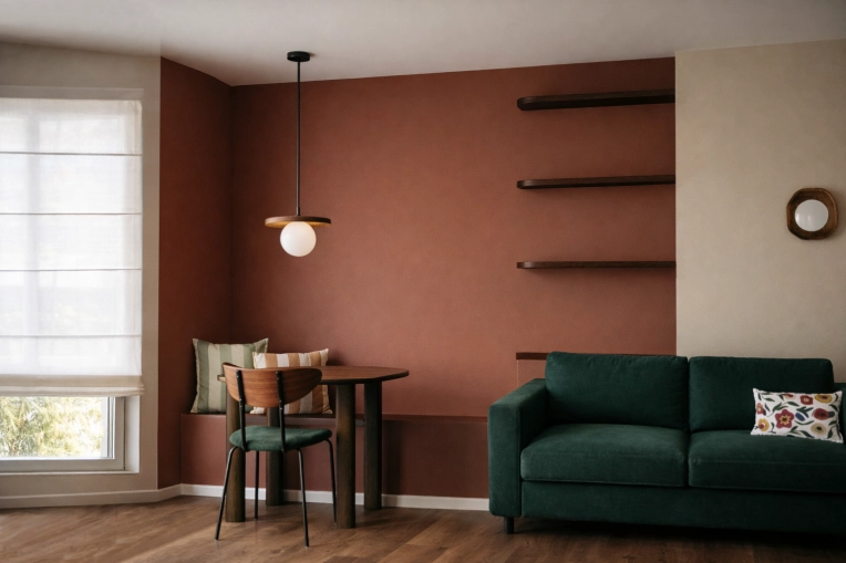 Minimalist, Dining room, Consultation Visit, Full Project, Creation of exclusive furniture, Shopping list, 3D ambiance, Plan