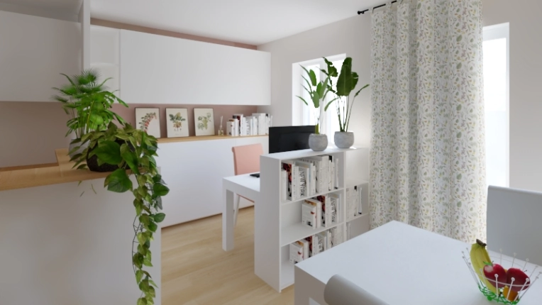 Feng Shui, Office, Full Project, 3D ambiance, Plan