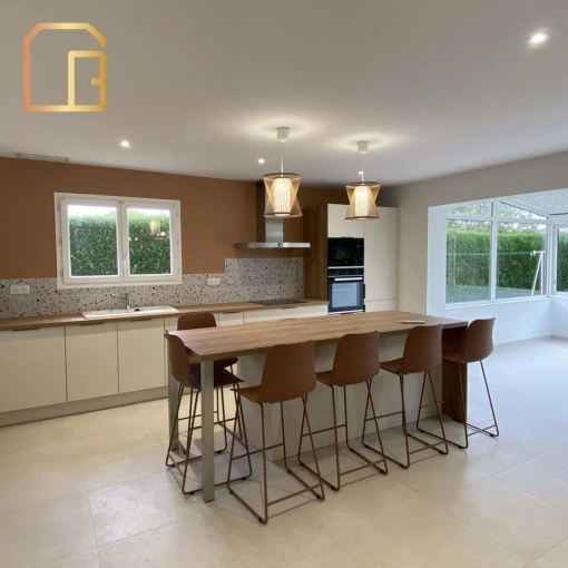 Home, Contemporary, Full Project, Creation of exclusive furniture, Shopping list, 3D ambiance, Plan