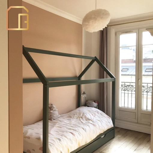 Bohemian, Flats / Apartments, Chic, Full Project, Creation of exclusive furniture, Shopping list, 3D ambiance, Plan