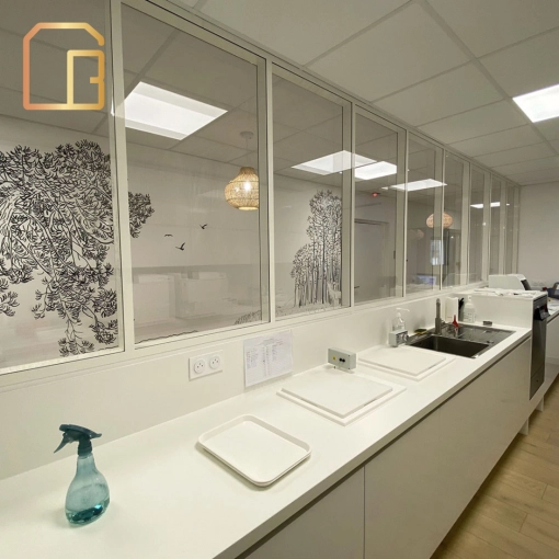 Minimalist, Buildings Open to the Public, Nature, Full Project, Creation of exclusive furniture, Shopping list, 3D ambiance, Plan