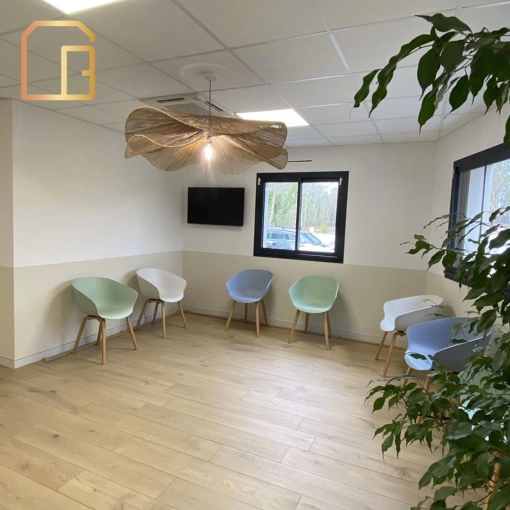 Minimalist, Buildings Open to the Public, Nature, Full Project, Creation of exclusive furniture, Shopping list, 3D ambiance, Plan