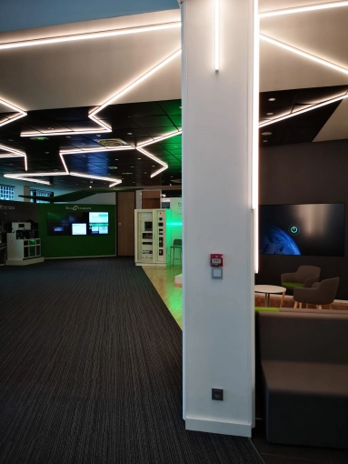 Commercial Buildings, Full Project, Creation of exclusive furniture, 3D ambiance, Plan