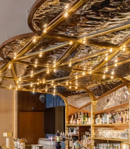 Contemporary, Restaurant, Full Project, Creation of exclusive furniture, Shopping list, Plan