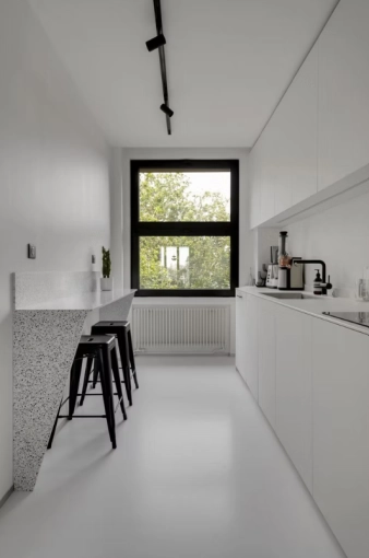 Contemporary, Kitchen, Full Project, Creation of exclusive furniture, Shopping list, Plan